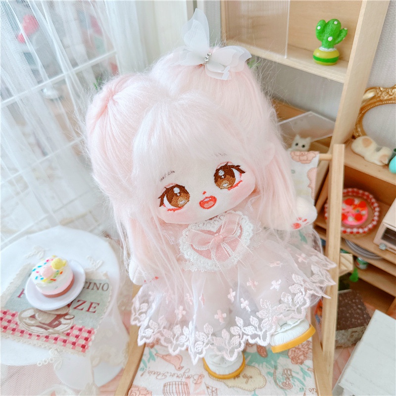 Búp Bê Nhồi Bông Cotton 20cm Xinh Xắn Dễ Thương