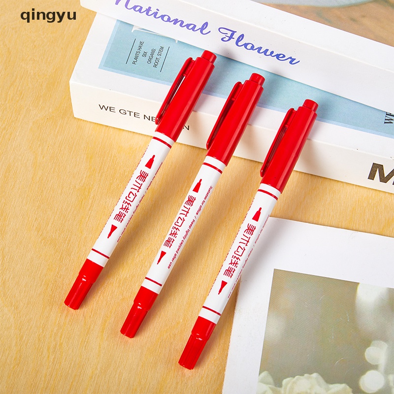 Bộ 10 Bút Lông Hai Đầu Có Móc Chống Mòn Tiện Dụng Cho Văn Phòng