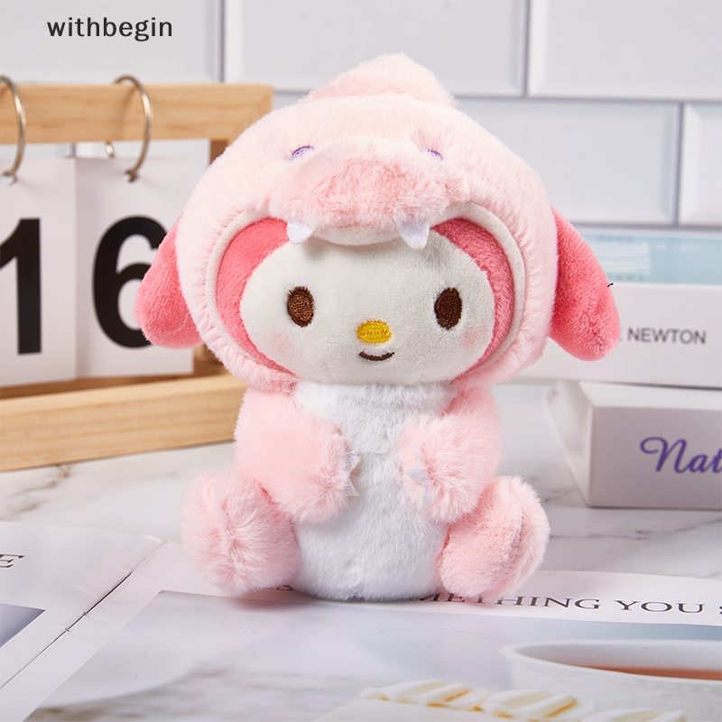 Móc Chìa Khóa Dạng Thú Nhồi Bông Họa Tiết Hoạt Hình Melody Kuromi Purin Dễ Thương
