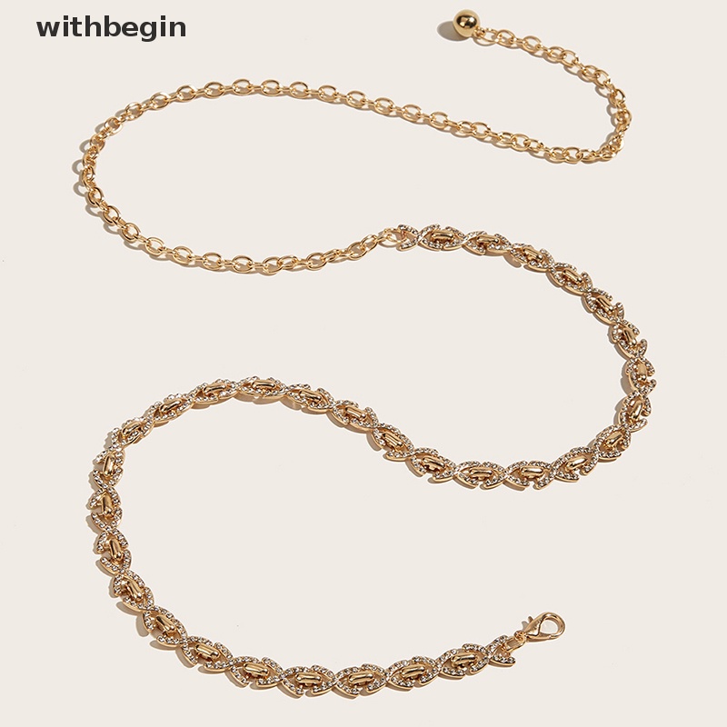 Thắt Lưng Dây Xích Kim Loại Thời Trang Cho Nữ