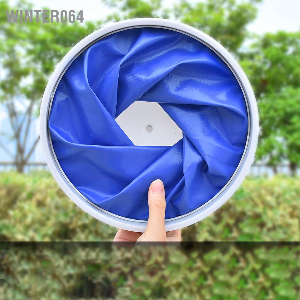 Winter064 Xô Nước Có Thể Gập Lại Vải Oxford Hộp Đựng Gấp Gọn Đa Năng 9L Để Vệ Sinh Xe Cắm Trại Câu Cá