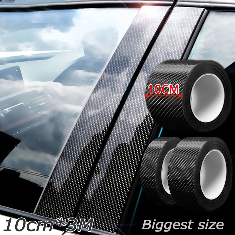 Miếng Dán Nano Sợi Carbon Chống Trầy Chống Nước Bảo Vệ Cho Cửa Xe Hơi