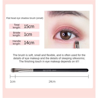 Cọ Trang Điểm Đầu Tròn Đánh Phấn Nền / Phấn Mắt GECOMO