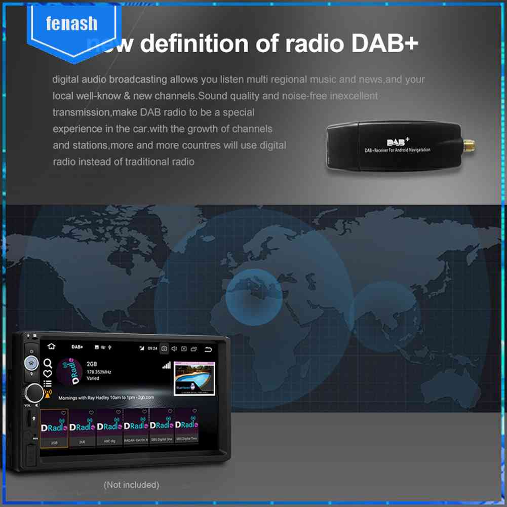 Ăng Ten DAB + Thiết Bị Nhận Giao Diện USB Cho Android 5.1 Trên Xe Hơi