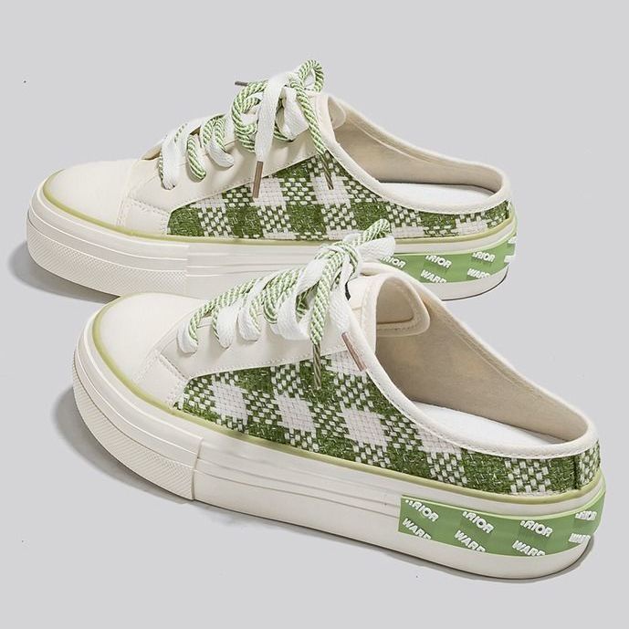 Giày Lười Vải canvas Họa Tiết Hoa Anh Đào Thời Trang Mùa Hè 2023 Cho Nữ