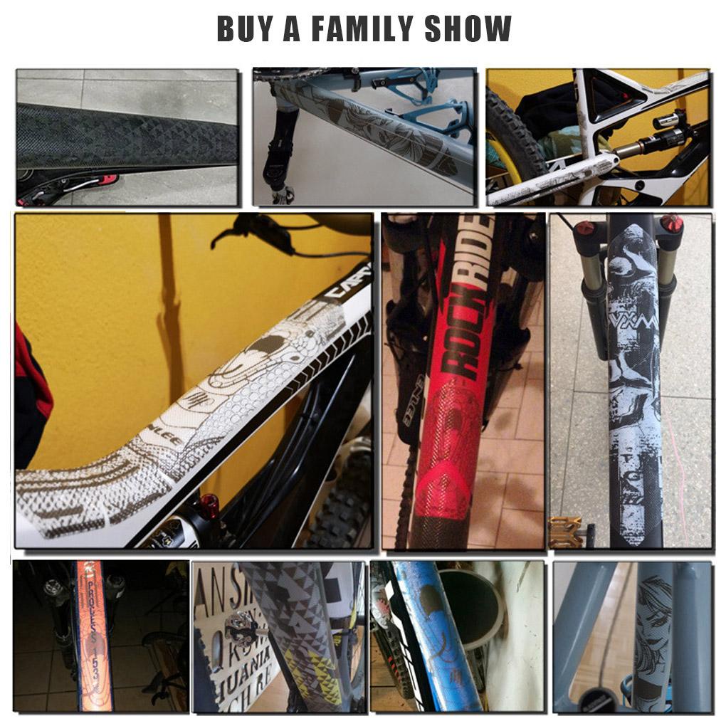 Miếng Dán 3D Bảo Vệ Khung Xe Đạp Leo Núi Chống Trầy Tháo Rời Được Tiện Lợi Ốp