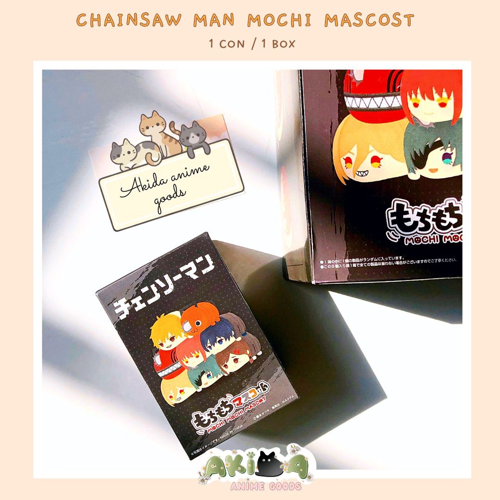 Box random/ bông nhân phẩm - Mochi mascost  -  chainsaw man