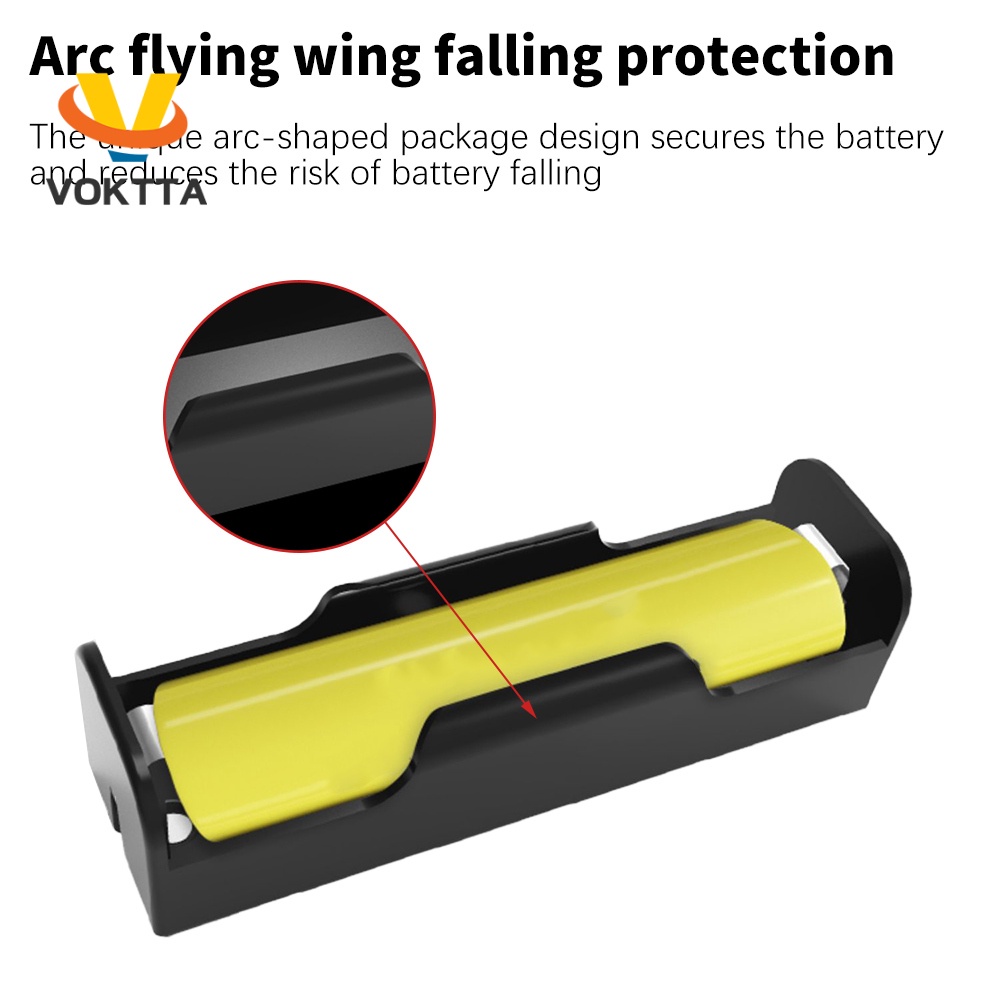 VOKTTA Vỏ Pin Sạc Dự Phòng Tự Làm Cho 21700 1p / 2p / 3p / 4p 21700 Pin H2K8