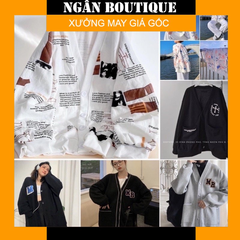 Áo Cardigan Snoopy/Bembo Hoạt Hình Siêu Xinh Form Unisex Nam Nữ Ulzzang - Ngân Boutiques