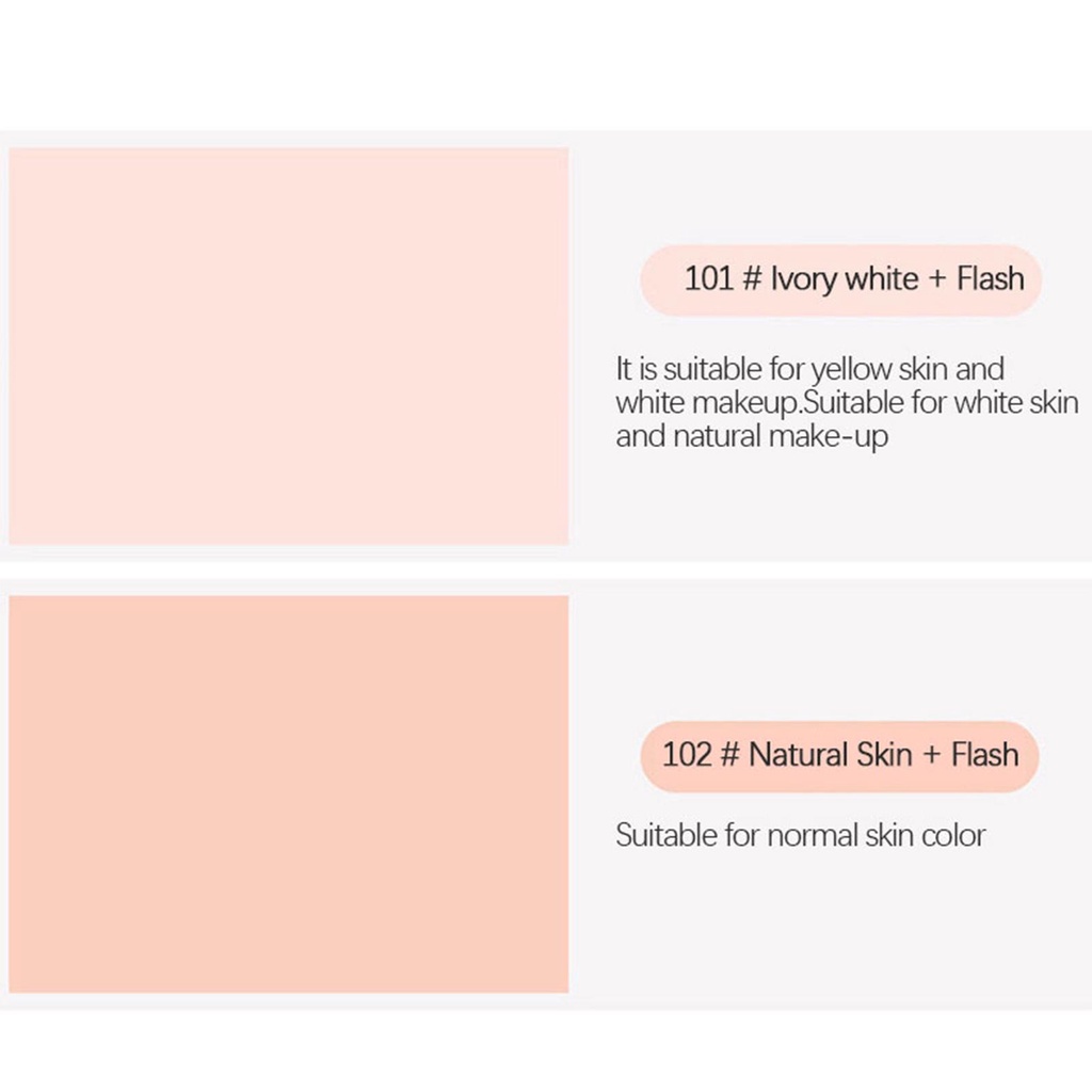 Phấn Trang Điểm Hai Lớp Màu Lì Kiểm Soát Dầu Chống Thấm Nước T3B8