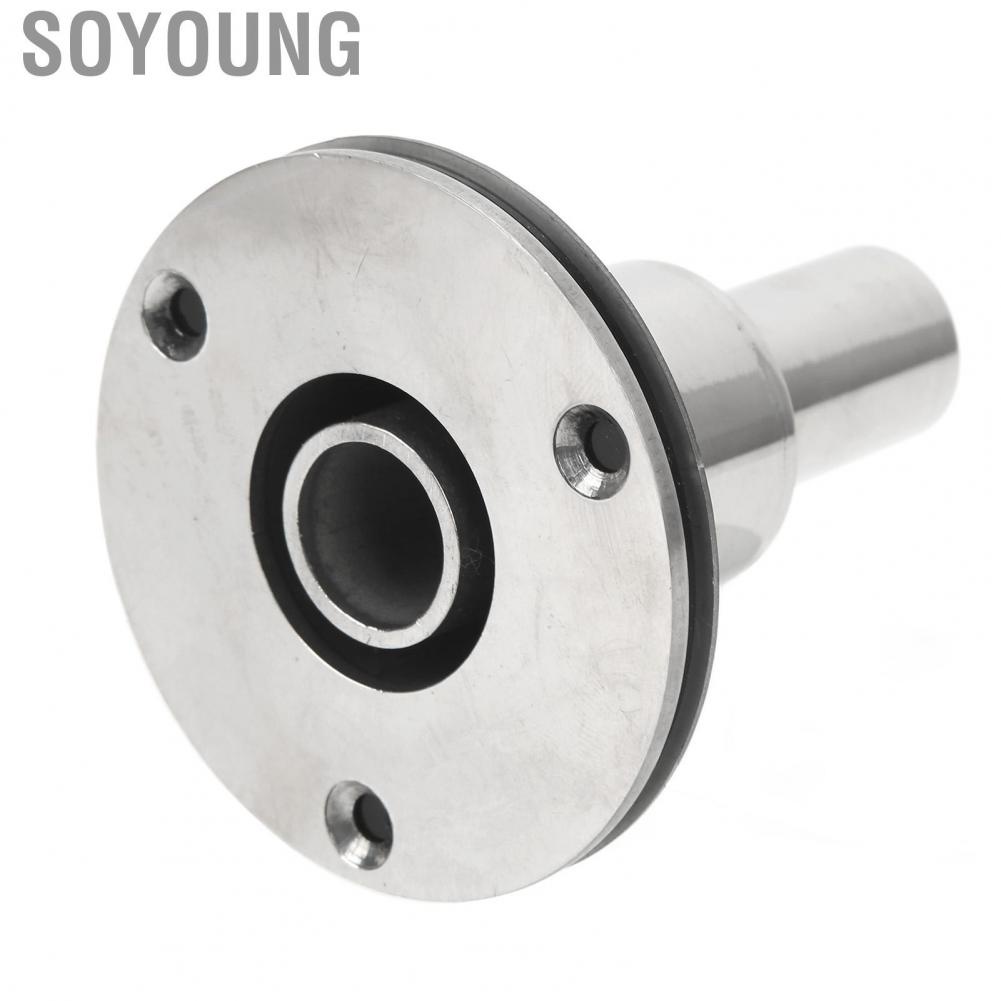 Soyoung Hull Exhaust Fittings Thru Hull Exhaust Skin Stainless Steel Durable for Car