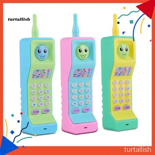Điện thoại đồ chơi có nhạc và đèn màu cho bé
