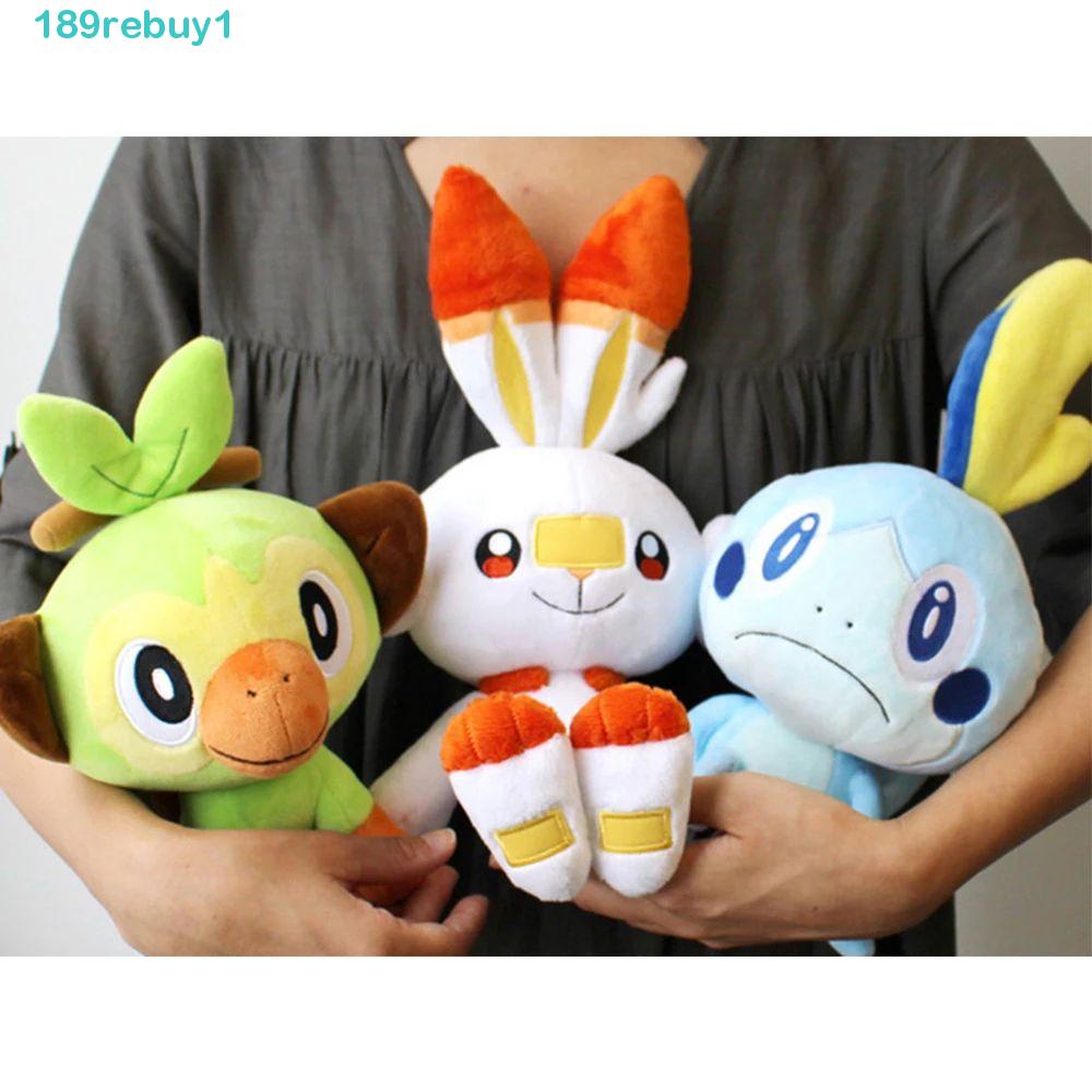 Búp Bê Nhồi Bông Đồ Chơi Hoạt Hình Pokemon Raboot REBUY1 Dành Cho Trẻ