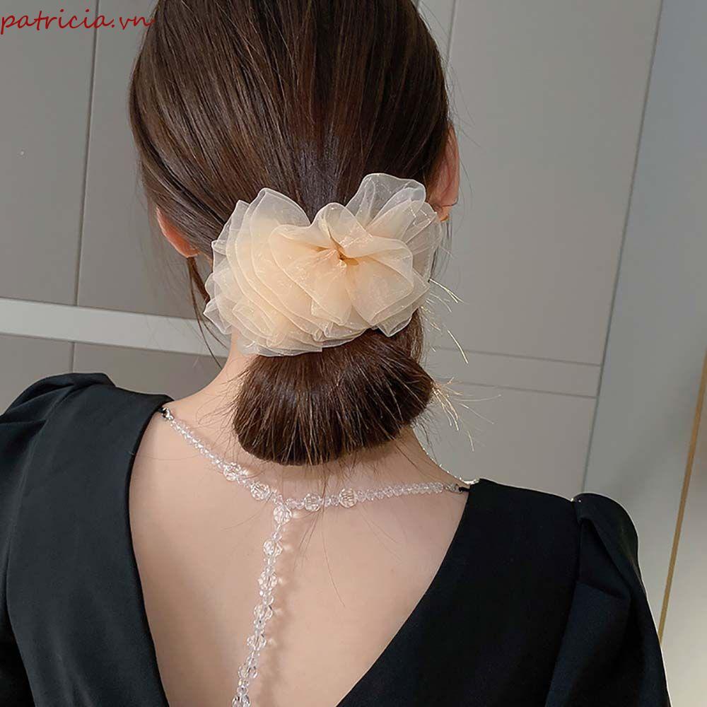 Kẹp Tóc Đính Quả Cầu Lông Dễ Thương Phong Cách Hàn Quốc