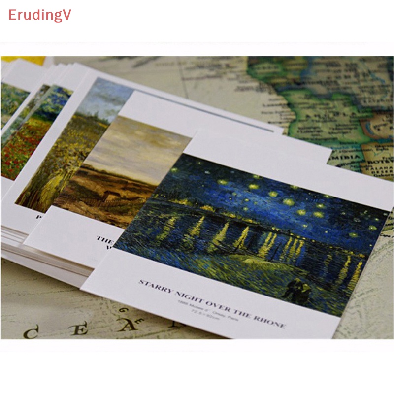 Set 30 Tấm Bưu Thiếp Van Gogh Cổ Điển