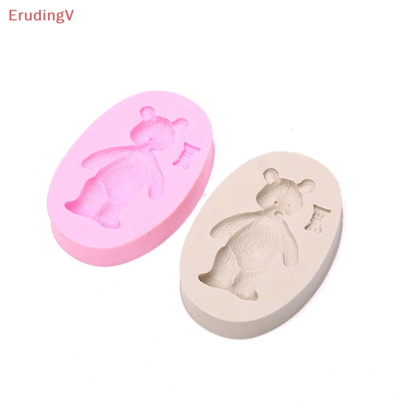 Khuôn Silicone Làm Bánh / Xà Phòng / Sô Cô La Hình Gấu
