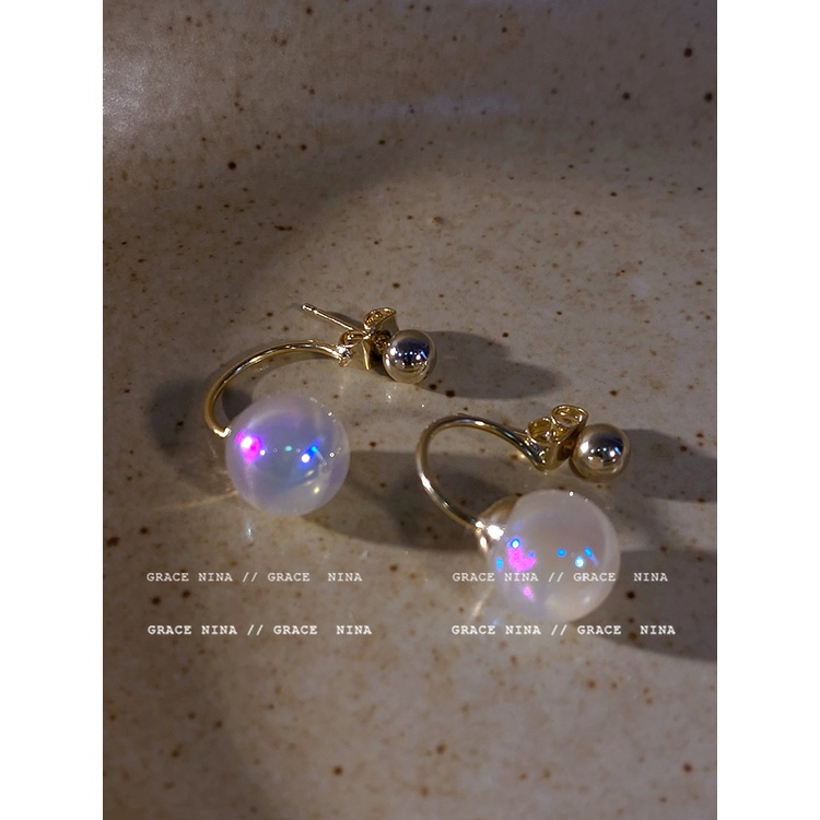 Bông Tai Đính Ngọc Trai Nhân Tạo Kiểu Dáng Sang Trọng Thời Trang 2023