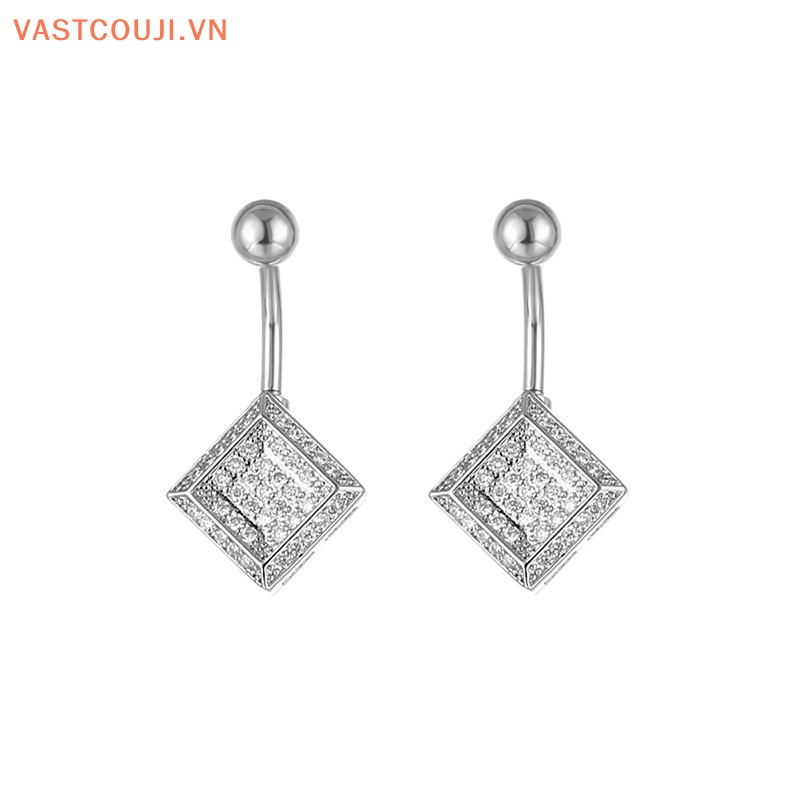 Khuyên Rốn Đính Đá Zircon Lấp Lánh Thời Trang Cho Nữ