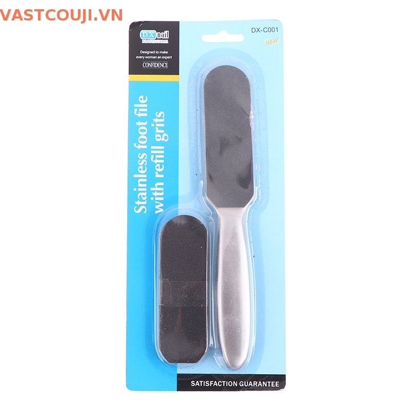Dụng Cụ Dũa Loại Bỏ Da Chết Bằng Thép Không Gỉ Tiện Lợi