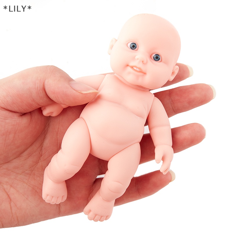 LILY 12Cm Thực Tế Bé Búp Bê Vinyl Sơ Sinh Trẻ Sơ Sinh Mô Phỏng Mô Hình Đồ Chơi Trẻ Em Quà Tặng uuu