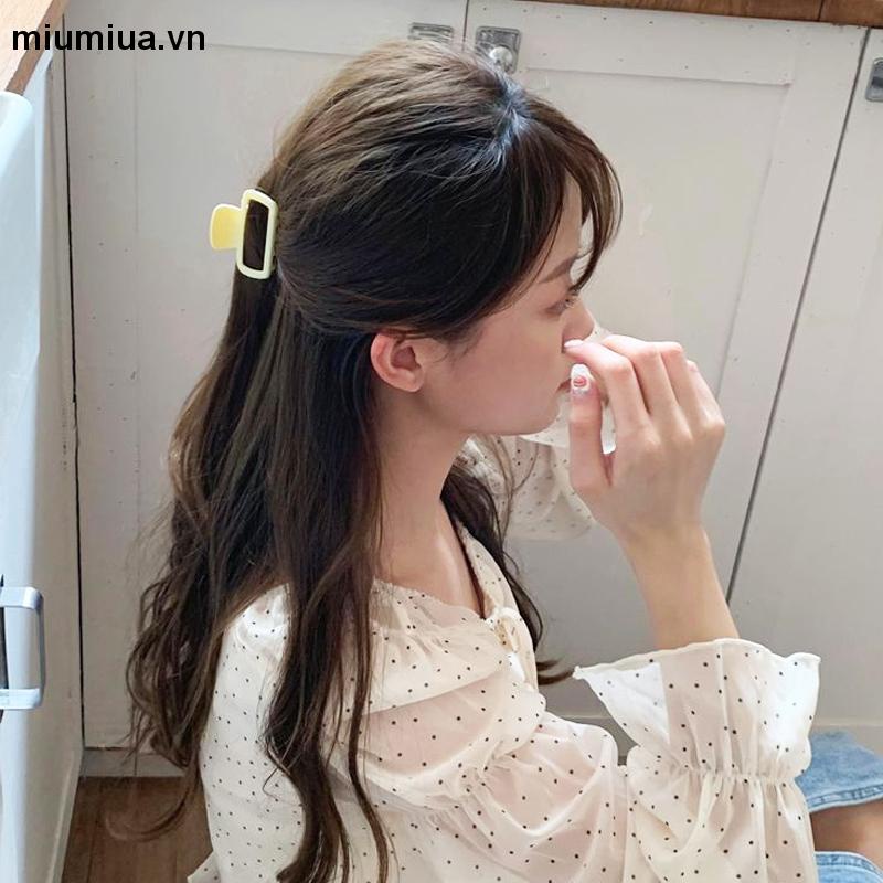miumiuaKẹp Tóc Mini Màu Sắc Ngọt Ngào Thời Trang Mùa Hè Cho Nữ