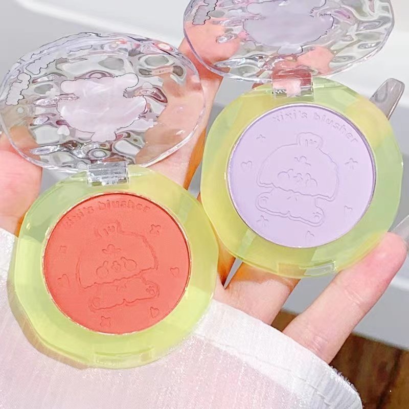 Phấn Má Hồng Xixi Tông Lì Chống Nước Tự Nhiên Sáng Da 6 Màu Tùy Chọn