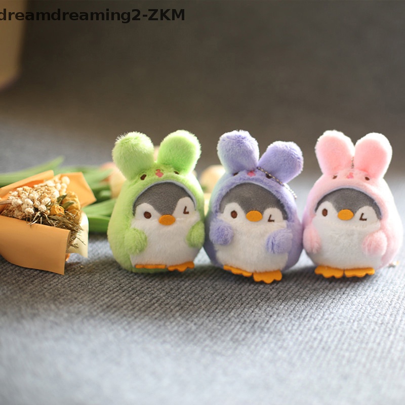 Móc Khóa Hình Chim Cánh Cụt Nhồi Bông Mềm Mại Vui Nhộn Dùng Trang Trí Túi Xách / Quà Sinh Nhật [zkm]