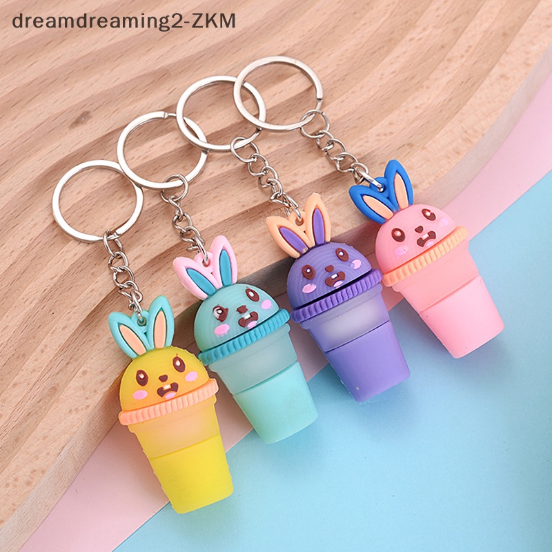 [Dreaming] Móc Khóa Hình Cây Kem Ba Chiều Sáng Tạo [zkm]