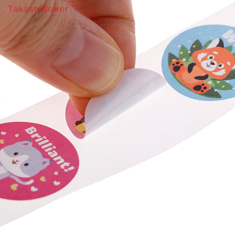Bộ 500 Miếng Dán Hình Động Vật Dễ Thương Dùng Làm Phần Thưởng Cho Giáo Viên
