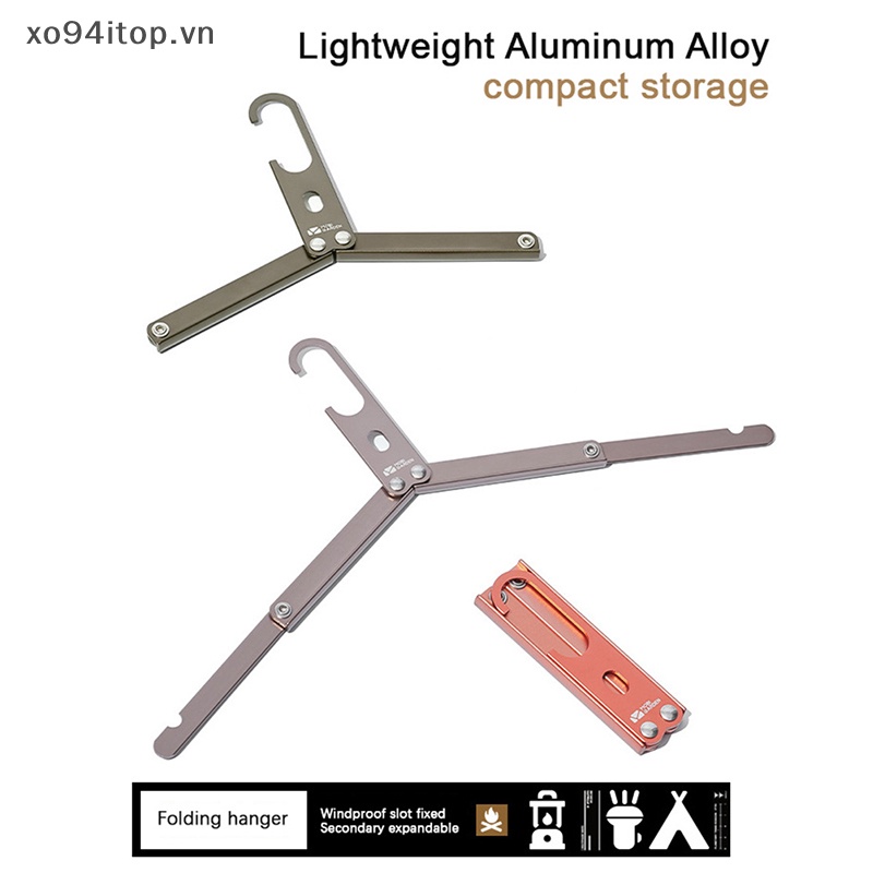 Móc Treo Áo Khoác Ngoài Trời Bằng Hợp Kim Nhôm Gấp Gọn Tiện Dụng