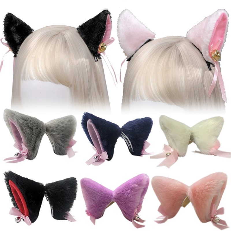 Kẹp Tóc Hình Tai Mèo Dễ Thương Cho Bé Gái