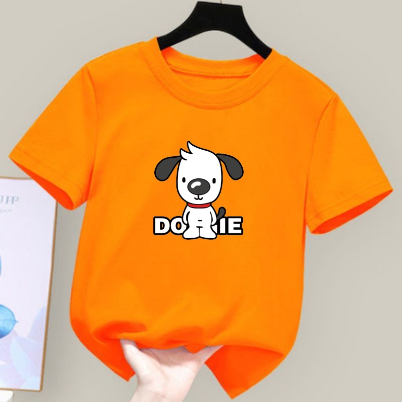 Áo Thun Cotton Unisex In Họa Tiết Hoạt Hình Cho Bé Trai 1 Tuổi
