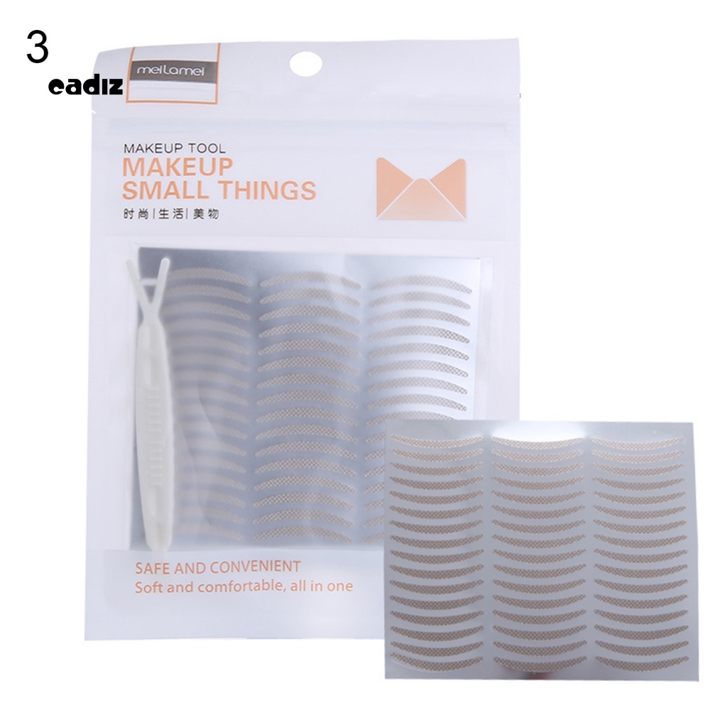 Túi 72 Cặp Miếng Dán Kích Mí Bằng Nhựa PP Chống Thấm Nước