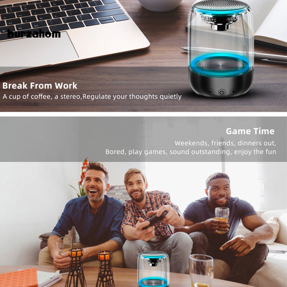 Loa Bluetooth Không Dây Bur C7 Có Đèn LED Nhiều Màu Sắc Và Phụ Kiện