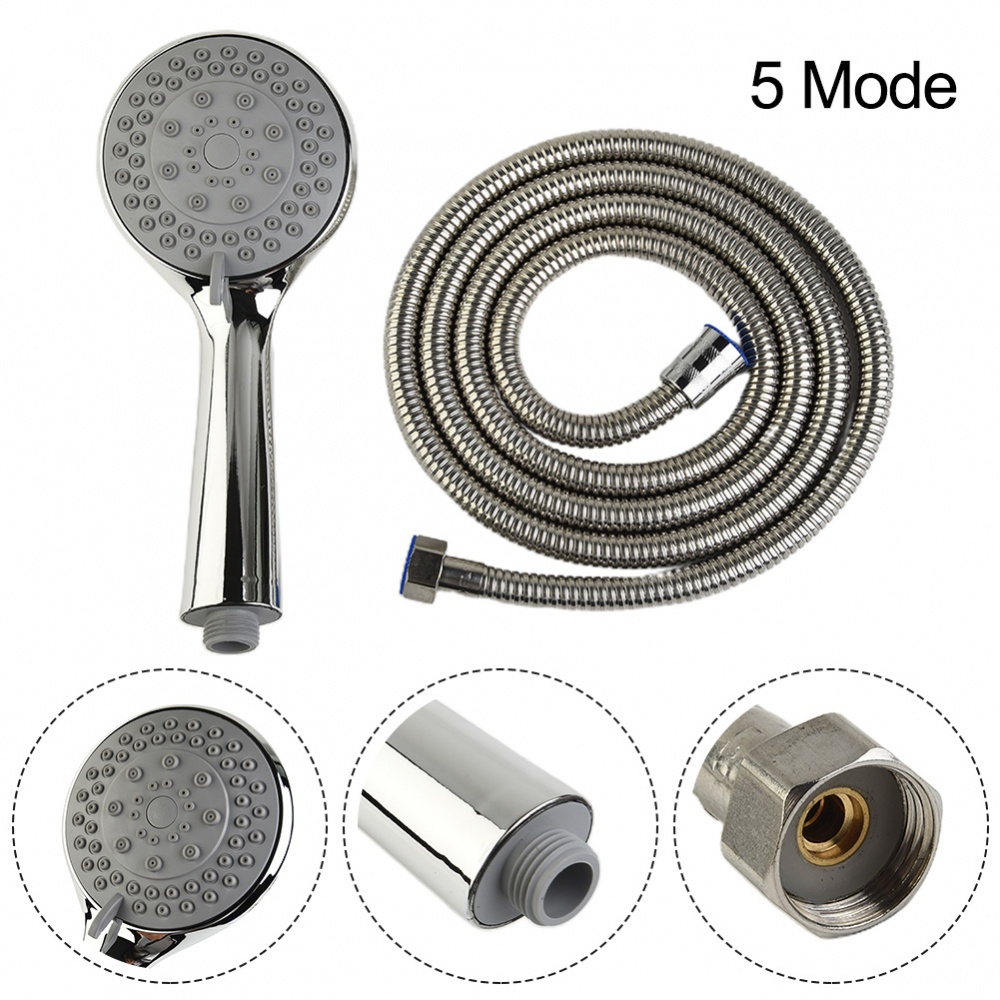 Đầu Vòi Hoa Sen Áp Suất Cao 5 Chế Độ Dễ Lắp Đặt