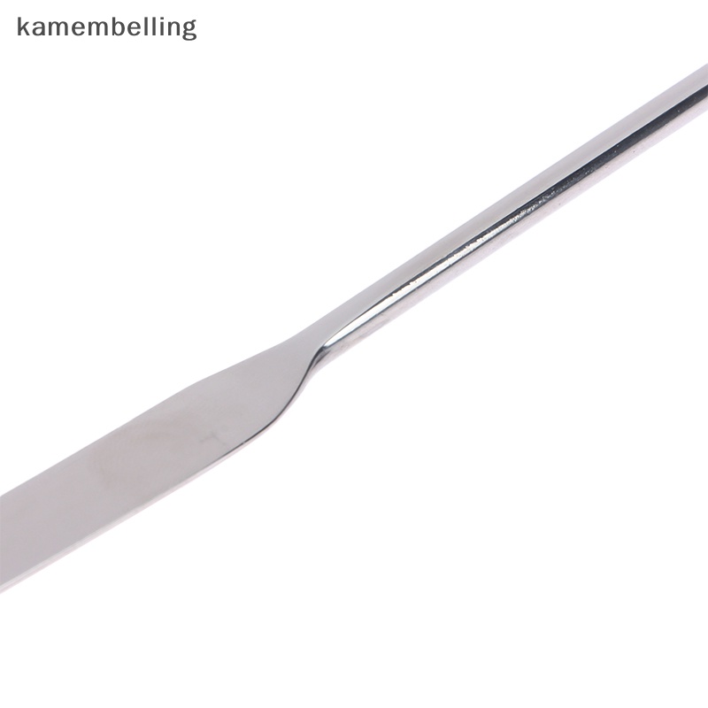Kamembelling 1 Dụng Cụ Trộn Phấn Trang Điểm Hai Đầu Bằng Thép Không Gỉ Kèm Túi PU