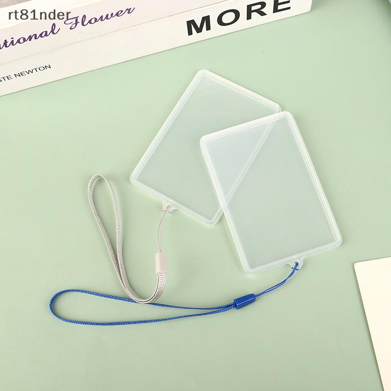 Rt Bao Da Điện Thoại Nắp Lật Trong Suốt Có Ngăn Đựng Thẻ ID Và Dây Đeo Cho Học Sinh