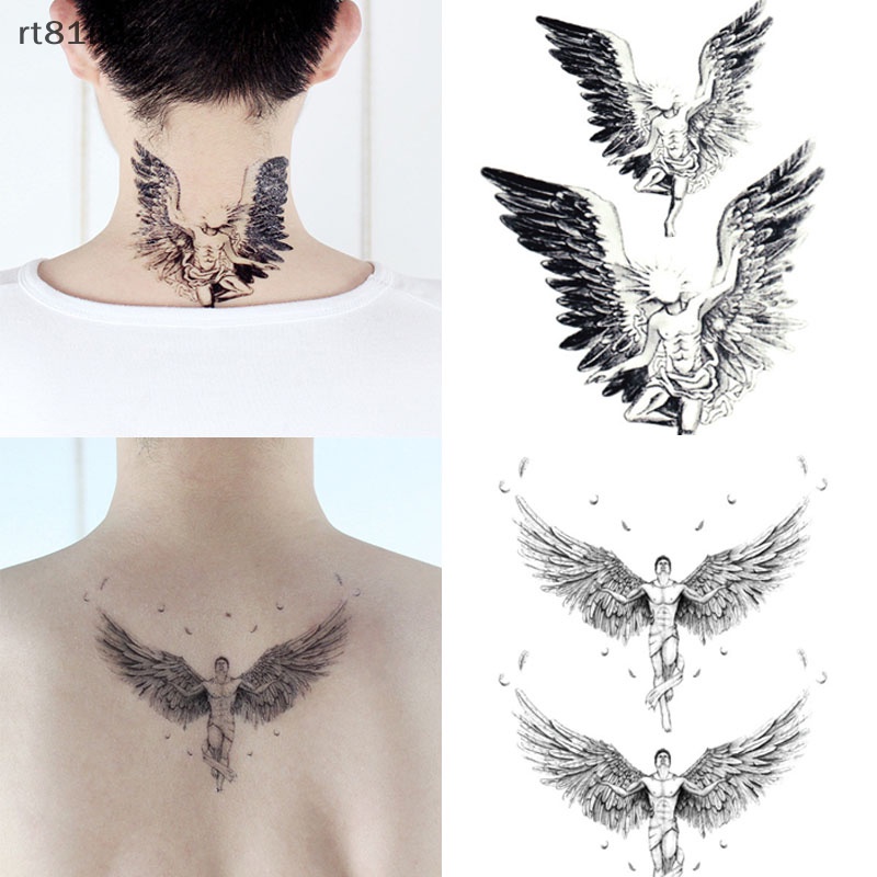 1 Tấm Hình Xăm Dán Cánh Thiên Thần Dành Cho Nam Và Nữ
