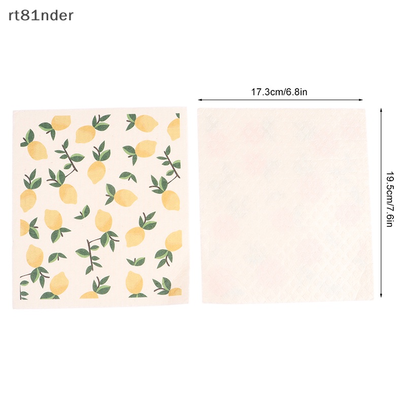 Khăn Lau Chén Dĩa Bằng Chất Liệu Cellulose Thấm Hút Tốt Dùng Trong Nhà Bếp