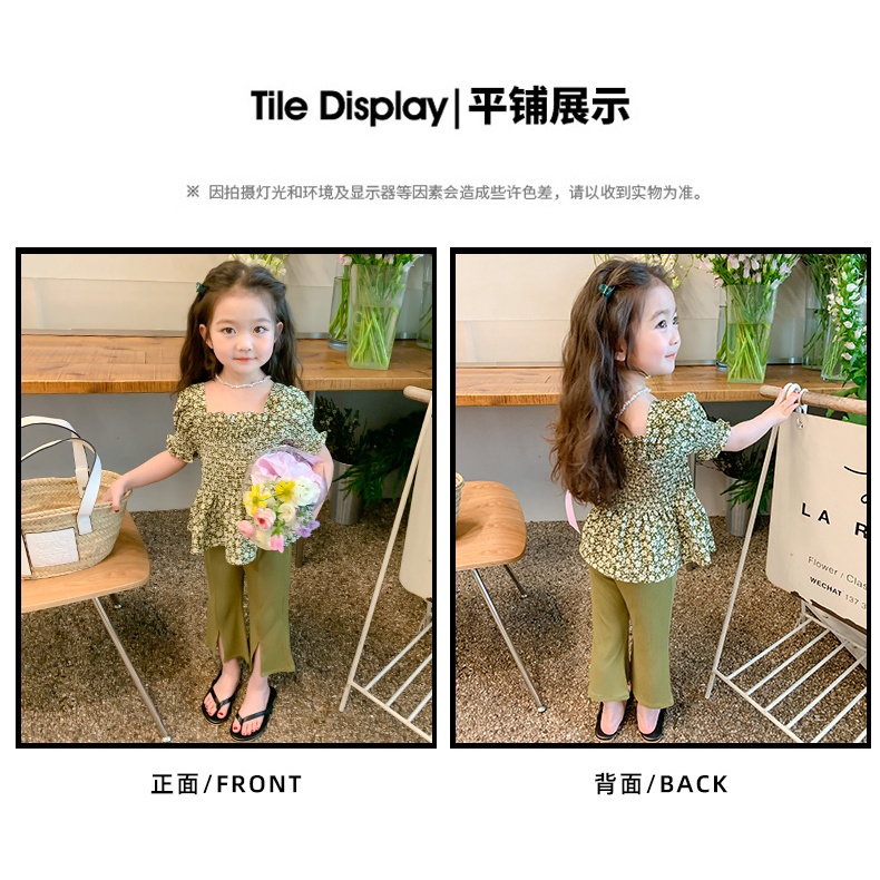 Bộ Đồ Thời Trang Mùa Hè Xinh Xắn Dành Cho Bé Gái