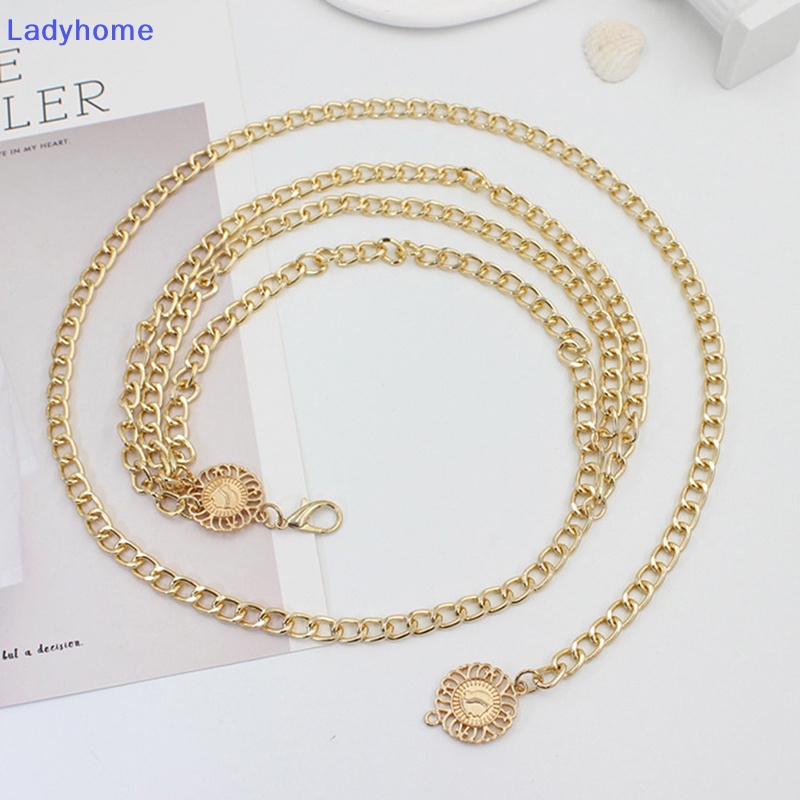Thắt Lưng Dây Xích Dài Nhiều Lớp Bằng Kim Loại Tùy Chỉnh Thời Trang Cho Nữ