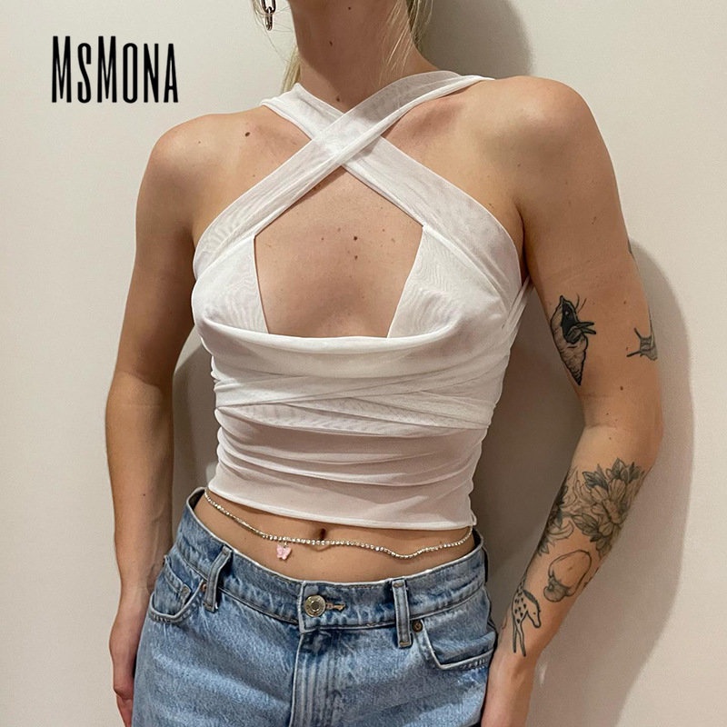 Áo Tank Top Hai Dây Màu Trơn Thời Trang 2023 Quyến Rũ Cho Nữ