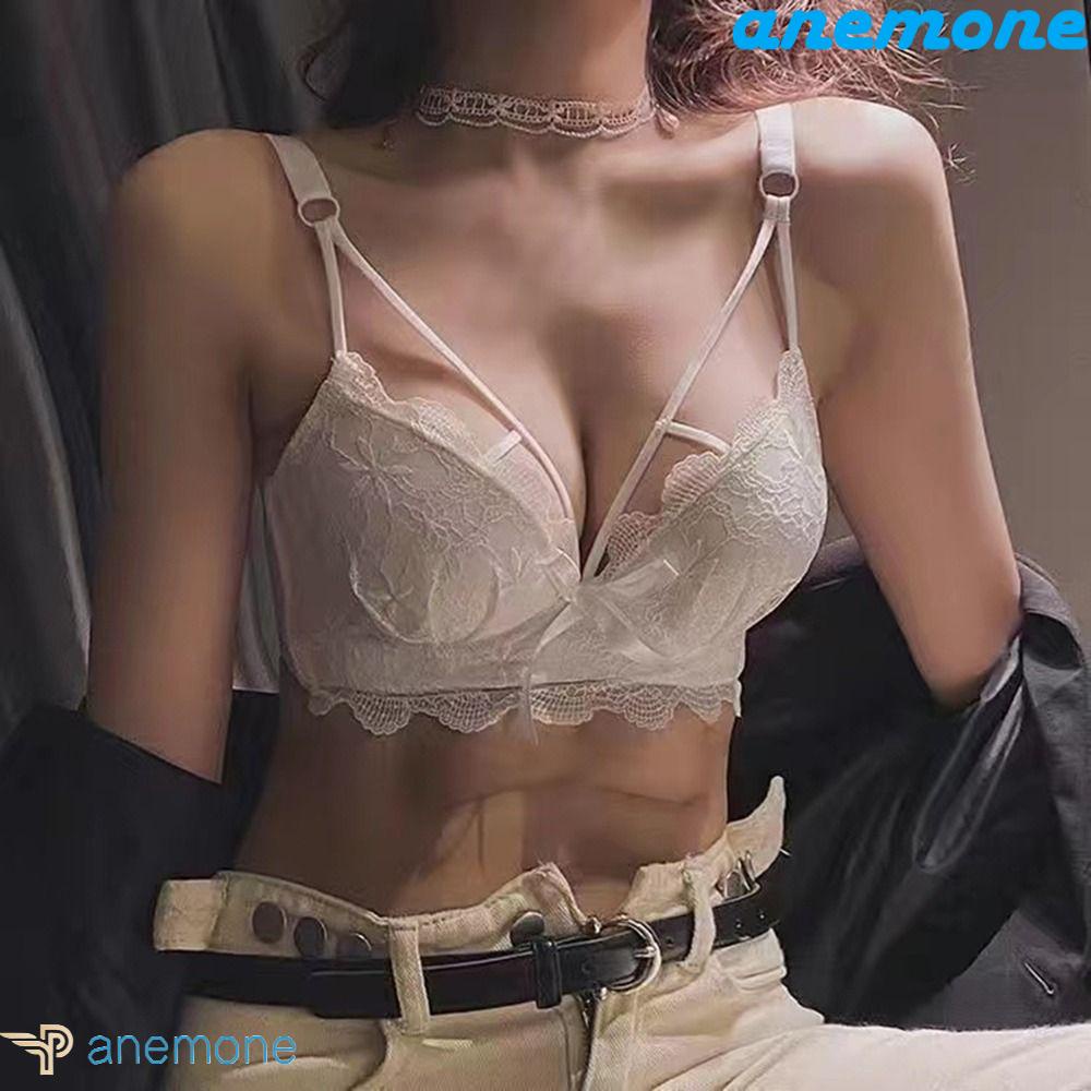 Áo Ngực Không Gọng 3 / 4 Cup Màu Sắc Đơn Giản Cho Nữ