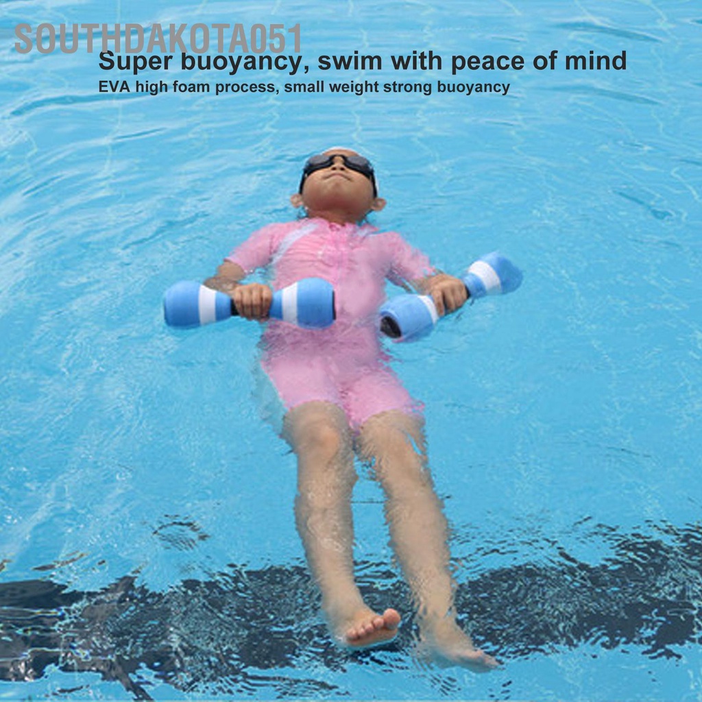 Southdakota051 1 Cặp Thủy Sinh Quả Tạ EVA Nổi Nước Tập Thể Dục Aerobic Hình Thiết Bị Cho Trẻ Em