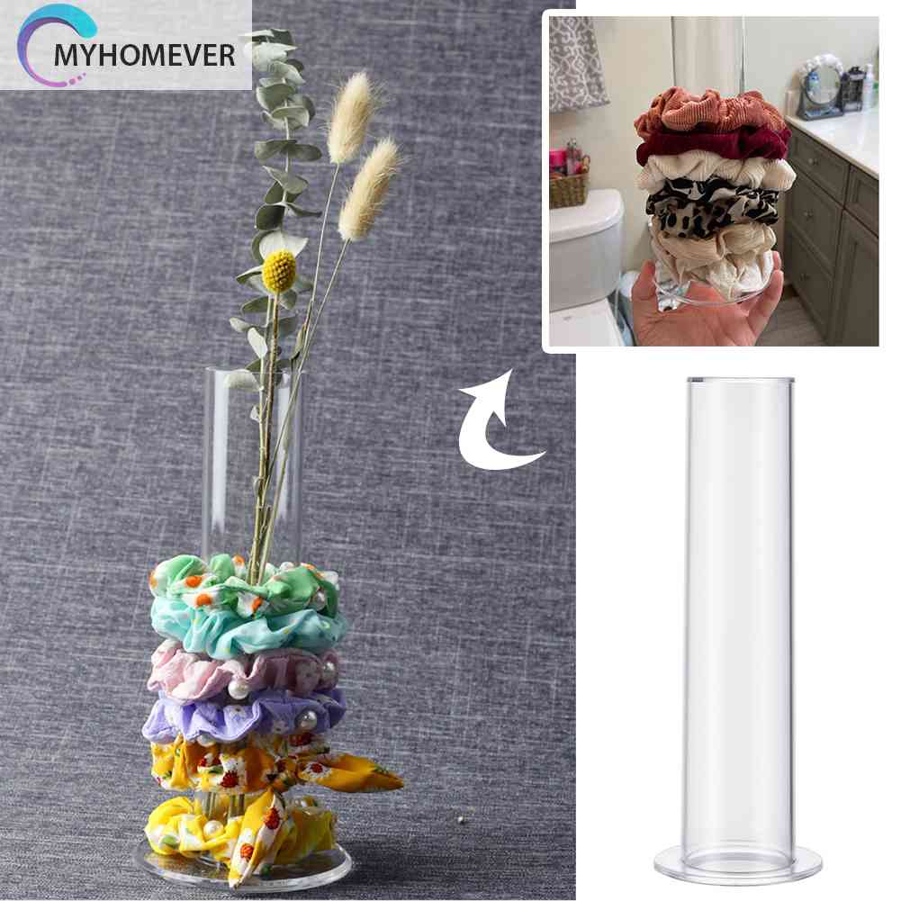 Giá Treo Dây Buộc Tóc Bằng Acrylic Tiết Kiệm Không Gian