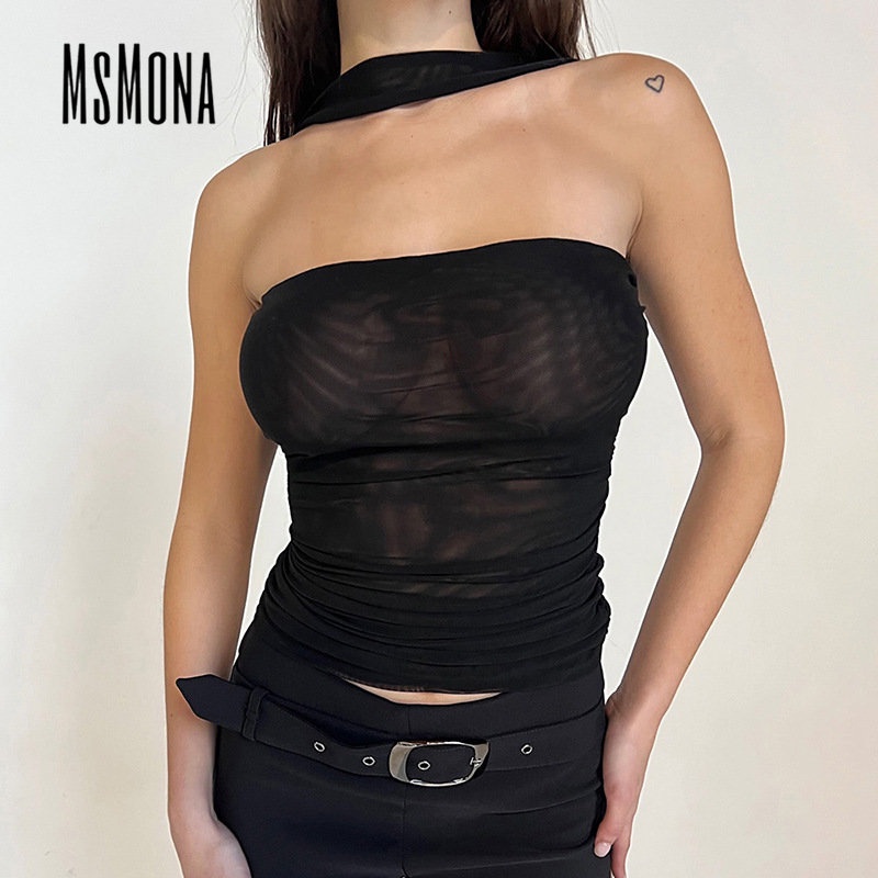 Áo Tank Top Hai Dây Màu Trơn Thời Trang 2023 Quyến Rũ Cho Nữ