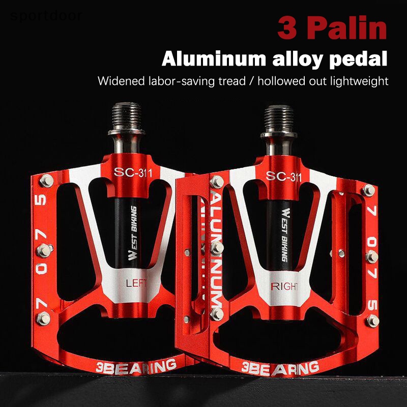 Bàn Đạp 3 Vòng Bi Bằng Hợp Kim Nhôm Siêu Nhẹ Chuyên Dụng Cho Xe Đạp MTB