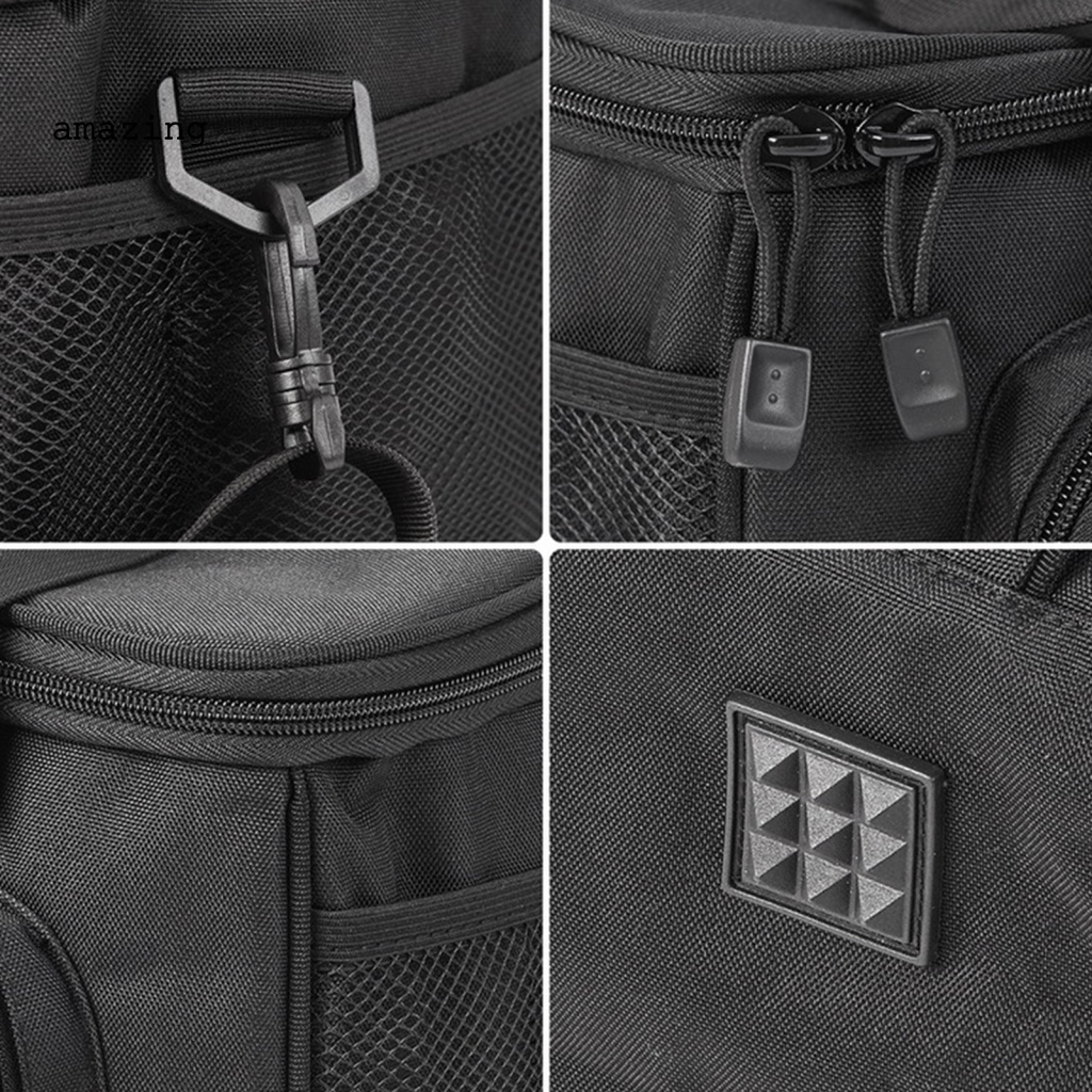 Túi Đựng Mồi Câu Cá Bằng Vải Bạt Cứng 600D Đeo Vai Nhiều Túi Có Khóa Kéo Tùy Chỉnh Sức Chứa Lớn