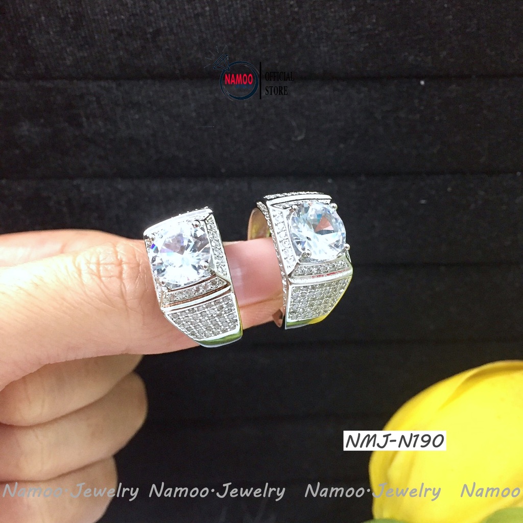 Nhẫn Nam NMJ N190 Bản Lớn Tự Chỉnh Độ Rộng