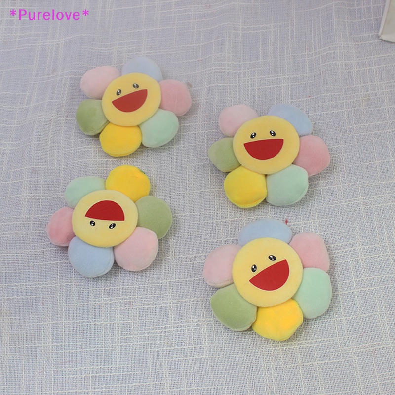 1 Móc Khóa Hình Hoa Hướng Dương Nhồi Bông Đáng Yêu Mới